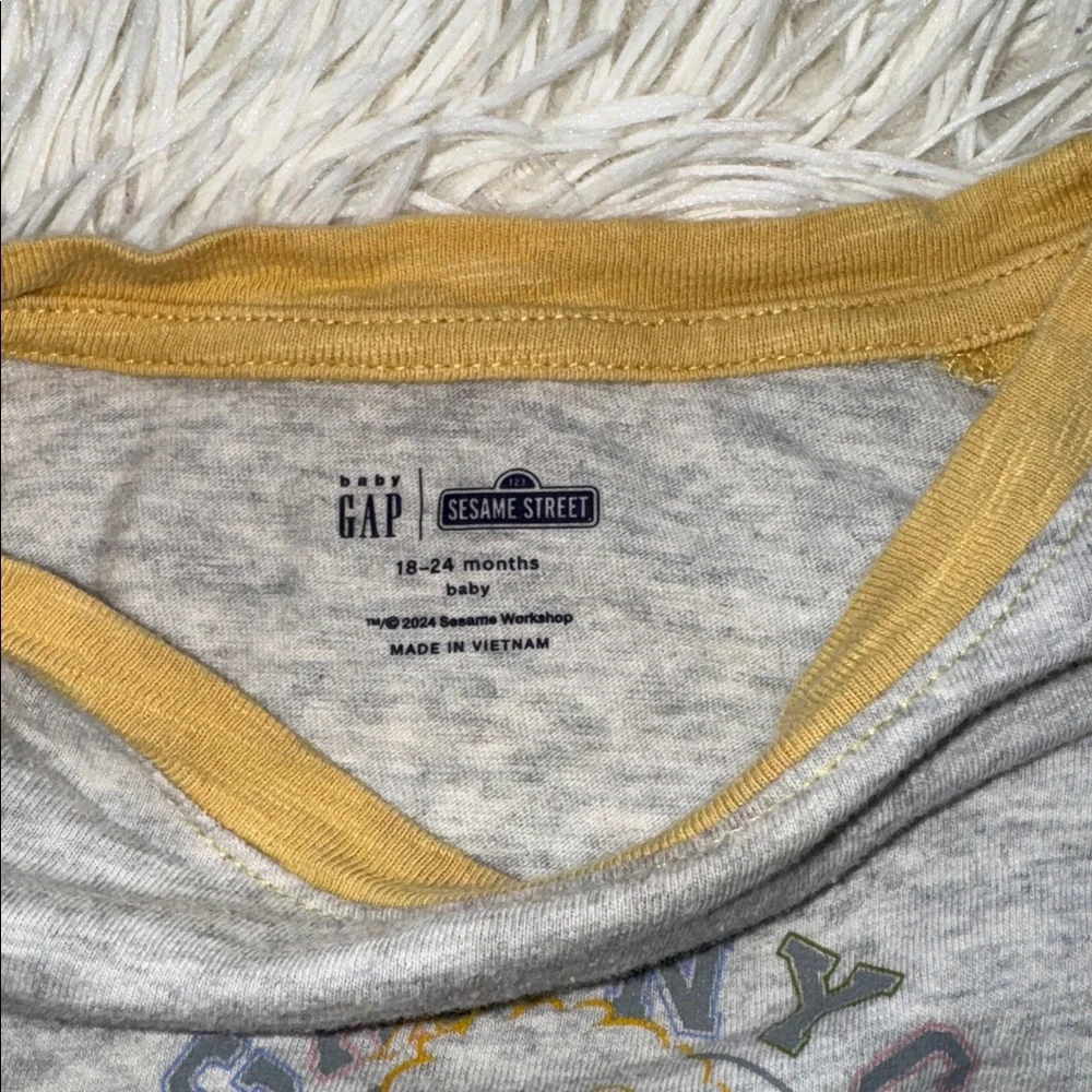 GAP x Sesame Street tops x2 18-24m